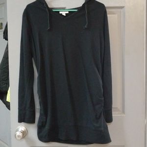 Long Sleeve Hooded Maternity Top